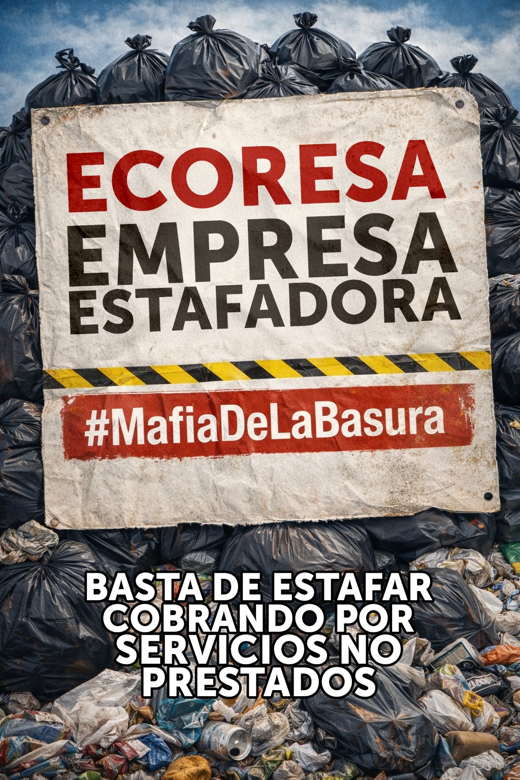 Basta de la Estafa de Ecoresa