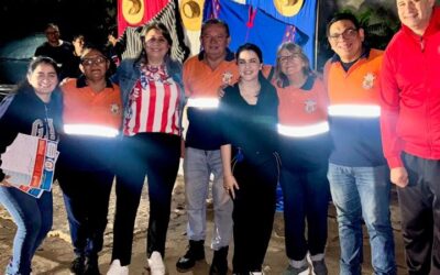 Bomberos de Reducto celebran San Juan en el predio que la comunidad defendió