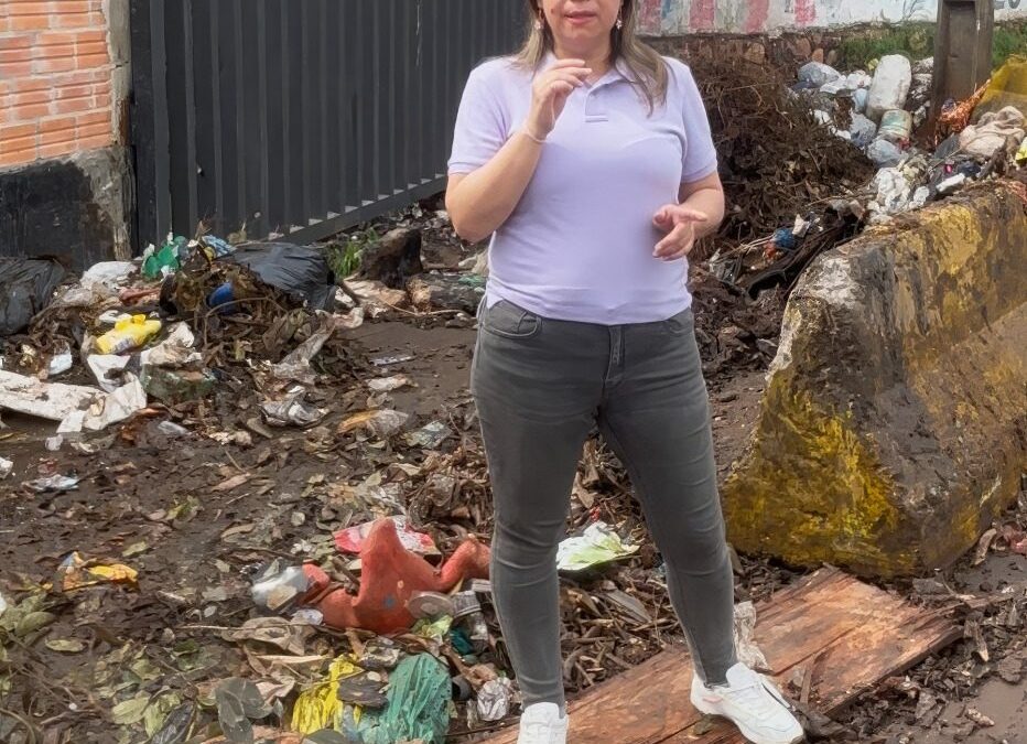 Tras el reclamo vecinal, retiran un vertedero clandestino que bloqueaba el arroyo San Lorenzo